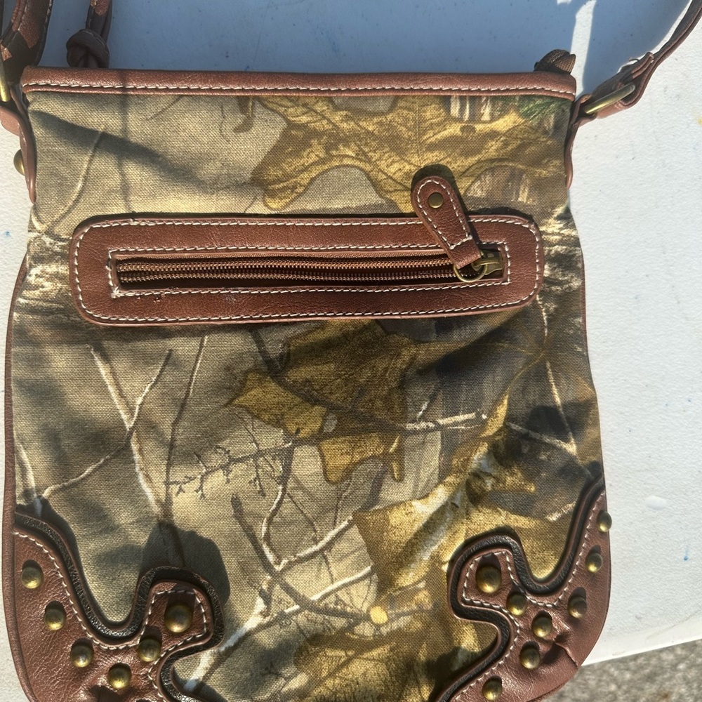 Camouflage crossbody purse